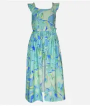 Bonnie Jean Wendy Flutter Walkthrough Girls Size 16 Green Blue Jumpsuit NWT!