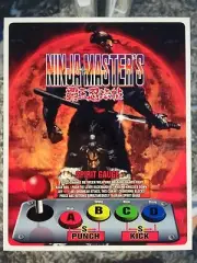 Ninja Masters Neo Geo Arcade Marquee