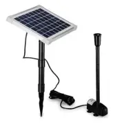 NNEMB 20W Solar Fountain Submersible Water Pump Power Panel Kit Garden Pond