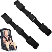 Baby Car Seat Strap Clip, 2pcs Seat Belt Extender Clip, Seat Belt Clip Car Trim, Baby Car Safety Seat Strap Clip Harness Chest Belt Compatible with Car Seats, Strollers, High Chairs, Baby Carrier