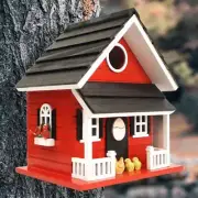 Bird House Home Bazaar Hen House Bird House, Red