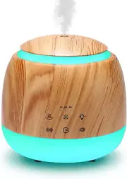 White Noise and Diffuser,Sleep Sound Machine Diffuser with Night Light and Sound