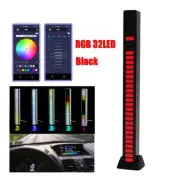 1pc Black Rechargeable 32 LED RGB Light Bar Car Home Atmosphere Lamp APP Control (for: Kia)