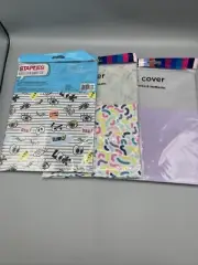 Textbook Jumbo Book Cover Fits Front And Back Of Textbook New Pink