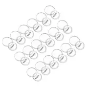1.46" Acrylic Button Pin Badge, 50 Set Round Pin Blank Buttons Badges Kit