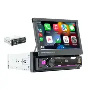 Carplay 7"1Din Car BT MP5 Player Flip Out Touch Screen FM Radio Stereo AUX USB (for: Porsche)