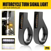 Motorcycle Amber White Switchback LED Turn Signal For Light Kawasaki Suzuki EAH