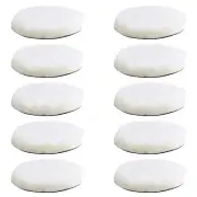 10 Pcs 125 Mm Car Polishing Pad 5 Inch Inch Polish Waxing Pads Wool2878