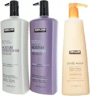 Kirkland Signature Professional Salon Formula Bundle - Shampoo (33.8 fl oz), Conditioner (33.8 fl oz), and 2 Body Washes (27 fl oz each)