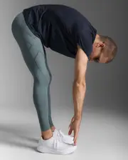 Light Speed Compression Tights, 2XU, S, Dark Sage/Dark Sage Reflective, Male