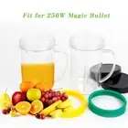 AU 6 Pack For 250W Magic Bullet Blender MB1001 Replacement 16oz Cups with Handle