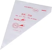 100pcs Food Grade Plastic Icing Piping Bags Pastry Fondant Cake Decorating Bag Tool (M)