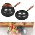 Iron Wok Universal Multifunction Flat Bottom for Camping Restaurant Home