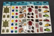 6 Packs Stickers Sticker Lot Frances Meyer Turtles Stars Six Pack Football Snow