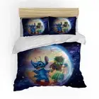 Stitch Universe Quilt Doona Duvet Cover Set Single Double Queen King Size Bed