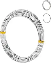 Mr. Pen Aluminum Craft Wire - 1.5 mm, 32.5 Feet, 1 Roll, Bendable, Flexible, Ideal for Crafts, Sculpting, Doll Armature, Modeling
