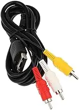 TV Adapter Cable for RCA Connection Audio Video .8m/6ft