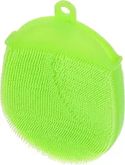 Ipetboom Silicone Back Brush Scrubber Shower Exfoliating Massage Rubbing Wash Glove Scalp Gentle Spa Body Bath Women Cleaning Exfoliate Mit Silicone Skin Exfoliator Green