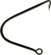 Mustad 7724-BR-3-3 Classic Pike Angling Hook, Size 3, Forged