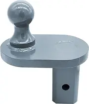 GNXA4085, 4" Offset Ball Compatible With B&W Turnoverball Gooseneck Trailer Hitches, Heavy Duty Extender | 20000 lbs GTW/ 5000 lbs VTW, 2-5/16 Inch Diameter