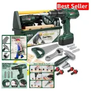 Realistic Kids Tool Set with Storage Toolbox & Electric Drill – Fun for Ages 3-7