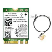 8260 8260NGW WiFi Card+2XAntenna 2.4G/5Ghz 867M Bluetooth 4.2 NGFF M.2 WiFi Wireless Card Module for AC 8260 Green