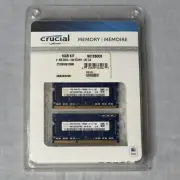 Micron Crucial (2 x 8GB) 16GB DDR3L 1600 Mac Notebook Apple iMac Memory Kit NEW