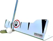 [EyeLine Golf] 70 Degree Edge Putting Plane Rail - Portable use Outdoors or Indoor Putting mat. Training Aid. Alignment, Stroke Length, Stroke Path Instant Short putt Improvement. 24 in.