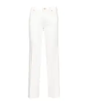 7 For All Mankind Straight Leg Calie Pants 24,25,26,27,28,29 White