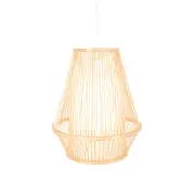 New Oriental Empire Modern Oriental Wooden Hand-Woven Bamboo Pendant Lamp Light - Natural