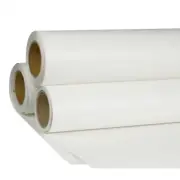 25mx0.5m White PU T-SHIRT GARMENT VINYL HEAT PRESS TRANSFER ROLL Plotter Cutter