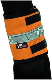 HyVIZ Leg Bands (UK Size: Pony) (Orange/Black)