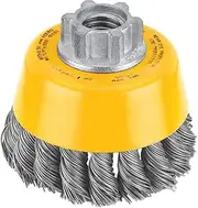 DEWALT Wire Cup Brush, Knotted, 3-Inch (DW4910)
