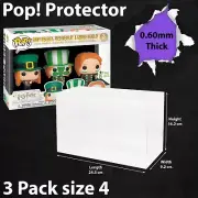 3 Pack size 4 Pop! Protector for Funko Pop! Vinyl