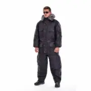 Black Snowsuit Winter Gear Warm Coverall Wind & Water Proof IDF Men Women Hagor