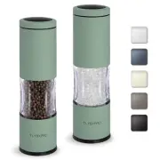 Salt and Pepper Grinder Set with Adjustable Coarseness | Manual Pepper Mill G...