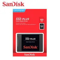 在飛比找Yahoo!奇摩拍賣優惠-SanDisk 480G SSD PLUS 2.5吋 SAT