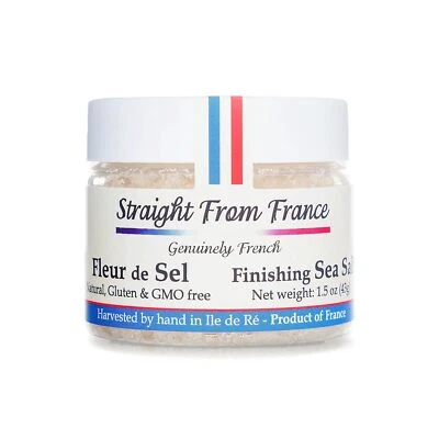 Straight From France Fleur De Sel French Sea Salt Finishing Salt (1.5Oz)
