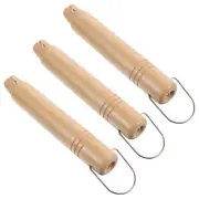 3pcs Replacement Saucepan Handle Milk Pan Handle Wooden Small Pan Handle