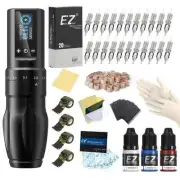 Tattoo Kits Wireless Cartridge Tattoo Machine Pen Kits 6 Adjustable Tattoo Gun