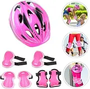 Totority 1Set Roller Skating Protective Gear Elbow Pads Knee Pads and Wrist Guards for Ages Essential Outdoor Skating Supplies for Safety