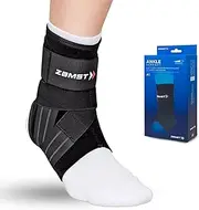Zamst A1 Ankle Brace for Sports - Breathable Sports Ankle Support for Men and Women with Adjustable Three Way Straps for Moderate Lateral Ankle Sprain - Right, Medium