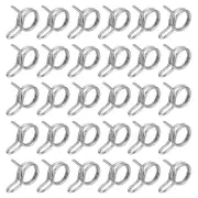 50Pcs 0.33-0.43 Inch Double Wire Spring Hose Clamp, Adjustable Spring Clips