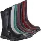 Womens Fly London Mes 2 Wedge Heel Leather Buckle Mid-Calf Boots Sizes 4 to 9