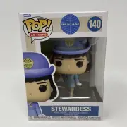 Funko Pop! Ad Icons Pan Am Stewardess 140 With Pop Protector