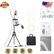 Adjustable 12’’ Circle LED Ring Light & Tripod: Perfect for Video & Photography