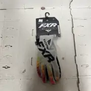 FXR Pro-Fit Lite MX Gloves Grey/Sherbert (2XL)