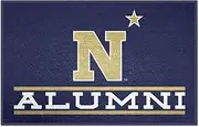 FANMATS 32972 U.S. Naval Academy Starter Mat Accent Rug - 19in. x 30in. Alumni Starter Mat