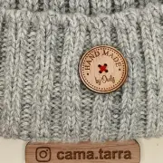 PERSONALISED Wooden Tags Label Handmade knitting macrame Crafted custom