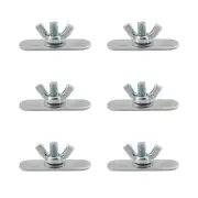 6PCS Adjustable Sliding AC Vent Kit Butterfly Shaped Screws Portable Air Conditi